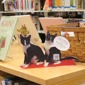 Fred & Ned at Cheyenne Mountain Library